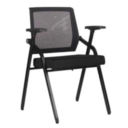 HUMAN METHOD Flexi Metal Black Training Chair, HMFX04-WOWO-image-28