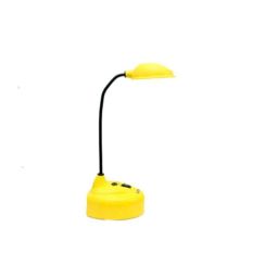 Globex 1.5A Plastic &a; Steel Flexible LED Black Rechargeable Study Lamp 2 Way Switch for Dim &a; Bright Light-6