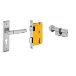 Dorset HL Series Cosmo 70mm Stainless Steel Patina Finish Door Handle Lock Set with Coin &a; Knob (Pack of 4)-picture-34