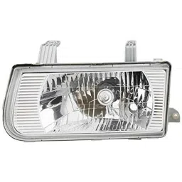 Uno Minda LHS Hard Coated Lens Headlight without Wire for Chevrolet Tavera Type-2, HL-55010-34