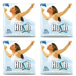 Hush 7 Pcs 280mm Ultra Thin Sanitary Napkins with Wings, E2, Size: XL (Pack of 4)-42