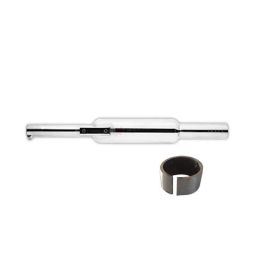 AllExtreme EXSLS4 Chrome Short Bottle Empty Mini Punjabi Silencer Exhaust with Bush-picture-27
