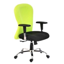HUMAN METHOD VINTAGE MB Medium Back Steel Black &a; Green Executive Chair with Multi Lock, HMVX-image-52