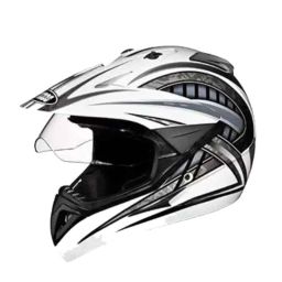Studds N4 Expanded Polystyrene White Off Road Full Face Off Road-Full Face Helmet, Size: Medium-picture-9