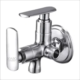 Spazio Mirage Brass Chrome Finish 2 Way Angle Valve-picture-19