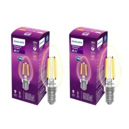 Philips Filament Candle 4W E14 6500K Cool Day White LED Bulb (Pack of 2)-image-30