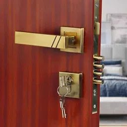 Saze Sierra Rose Stainless Steel Matt Antique Finish Mortise Door Lock Handle Set-image-40