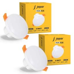 Jaquar Pearl Plus 6W Cool White Round LED Downlight, LPPS02R006XC-36