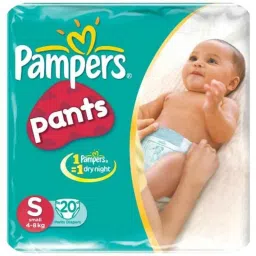 Pampers 20 Pcs Small Baby Pant Style Diaper (Pack of 7)-image-34