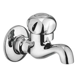 Mysis M-MN-01 Moon Brass Chrome Finish Bib Cock with Wall Flange-image-53