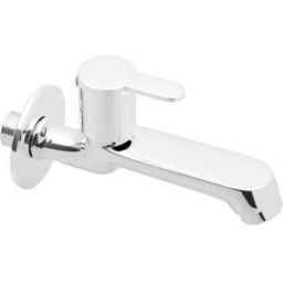 Fastgear Marc Brass &a; Steel Chrome Plated Long Body Tap with Wall Flange Faucet-48