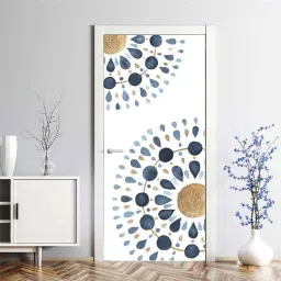 Asian Paints EzyCR8 213x84cm Blue &a; Gold Moon Self Adhesive Door Mural, HPCA25381-picture-30