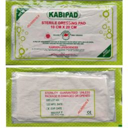 Agarwals Kab Pad 10x20cm Premium Sterile Combine Dressing Surgical Pad, AG-HVFHFN-78515F12 (Pack of 10)-image-66