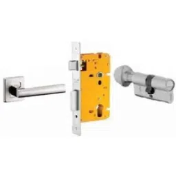 Dorset ML Series Cara 70mm Stainless Steel Patina Finish Door Handle Lock Set with Coin &a; Knob, ML CAR OR (Pack of 2)-picture-21