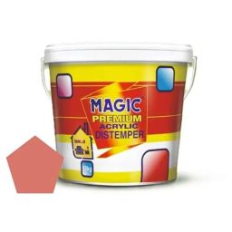Magic Paints 1101 20kg Pale Rose Matte Finish Acrylic Distemper Paint-image-8