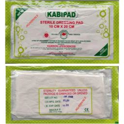 Agarwals Kab Pad 10x20cm Premium Sterile Combine Dressing Surgical Pad, AG-DVHVHVHD-47D22EQA (Pack of 20)-image-63