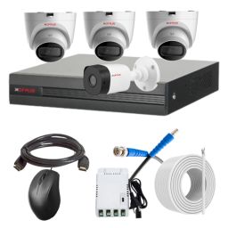 CP Plus 5MP IR Indoor &a; Outdoor CCTV Combo Kit with 4Ch DVR, 1 Bullet 3 Dome Camera, 4Ch SMPS, 70m Copper Cable &a; Connectors-image-96