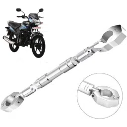Auto Pearl Aluminium Multicolour Motorcycle Handlebar Middle Rod for Sport_KS-picture-35