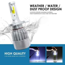 Love4ride 2 Pcs C6 6500K LED Headlight Conversion Bulb Set image 3