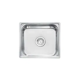 Lipka 16x14x6 inch Stainless Steel 202 Glossy Finish Square Single Bowl Kitchen Sink, SB02-picture-25