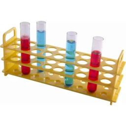 Abdos Polypropylene Reinforced 12 Places Yellow Test Tube Rack, P20705 Y-picture-47