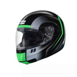 Studds Ninja 3G D6 Decor ISI Plastic Black Full Face Flip-up Helmet, Size: 580 mm-picture-47