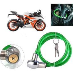 Auto Pearl PVC &a; Plastic Green Heavy Duty Cable Lock for RC 200, 404-15