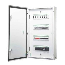Schneider Electric Acti9 2 Tier Double Door Metal Distribution Board with 24 Modules, A9HFD224-picture-45