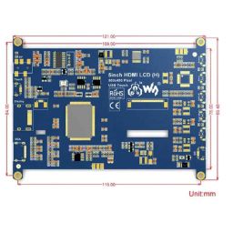 Waveshare 5 inch Capacitive Touch HDMI LCD Display, 938886 image 2