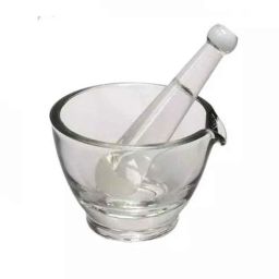Borosil 80x60mm Glass Mortar &a; Pestle, 7210040-30