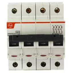 L&a;T Exora 4A 10kA C Curve 4 Pole MCB, BB40040C-picture-36