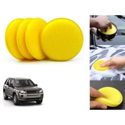 Auto Pearl Polyurethane Beige Washing &a; Waxing Polish Foam Sponge for FREELANDER 2 (Pack of 4)-picture-3