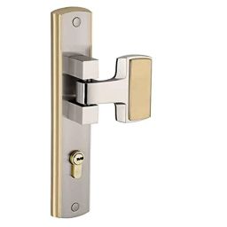 Bonus Ruby G5 Reflex 85mm Brass Silver &a; Gold Both Side Key Mortice Lock Set-62