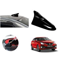 Auto Pearl ABS Black Universal Replacement Shark Fin Car Roof Antenna For Maruti Suzuki Baleno RS 2019-image-97
