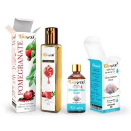 GoWoo 2 Pcs 10ml Natural Chamomile Blue Aroma Oil &a; 100ml Pomegranate Seed Carrier Oil Set, GWOC318-P11+P184-picture-27