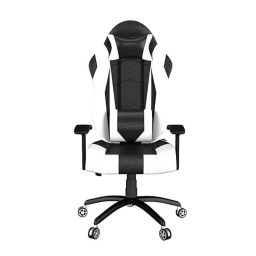 Rekart Nylon White &a; Black Multi Functional Adjustable Ergonomic Wing Back Gaming Chair with Lumbar Support, M5 White-11