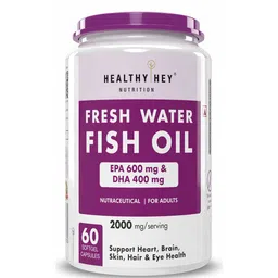 HealthyHey Nutrition Fresh Water Fish Oil, 60 softgels-picture-13