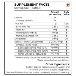 Nutrition Planet Omega 3,  90 softgels  image 2