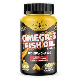 Wild Buck Omega-3 Fish Oil,  90 softgels -27