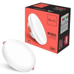 Fybros Roso 8W Polycarbonate White Round Junction LED Downlight, FLS5337A-26