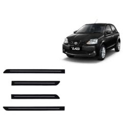 SureStrive 4 Pcs Black Side Door Car Beading Set for Toyota Etios Liva Crystal All Model-image-86