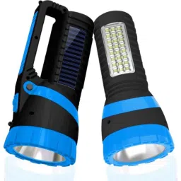 Pick Ur Needs 75W Black &a; Blue Solar LED Torch Cum Emergency Light for Home, RL-EL-6485-picture-25
