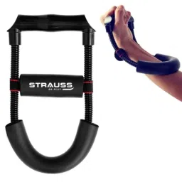 Strauss 145x26cm Stainless Steel Black Adjustable Wrist &a; Forearm Strengthener, ST-1500-picture-11