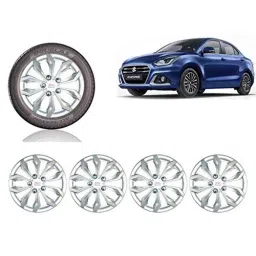 Auto Pearl 4 Pcs 14 inch ABS Silver Car Wheel Cover Set for Maruti Suzuki Swift Dzire 2020-picture-22