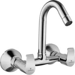 Kimson Zara 1/2 inch BSP Brass Silver Chrome Plated Sink Kitchen Mixer Faucet, KZR-2614-19