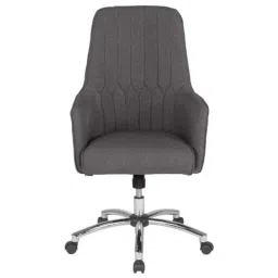 Furniturstation Leatherette Dark Grey Gans Executive Chair, SBF_OF-27DGY-picture-41