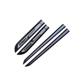 SureStrive 4 Pcs Decal Name Graph Side Door Car Beading Set for Tata Tiago All Model-14