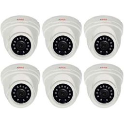 CP Plus 2.4MP White Plastic 1080P Full HD Dome Camera with Usewell Accessories, CP-VAC-D24L2-V3 (Pack of 6)-picture-11