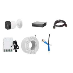 CP Plus 5MP IR Indoor &a; Outdoor CCTV Combo Kit with 4Ch DVR, 2 Bullet Camera, 4Ch SMPS, 70m Copper Cable &a; Connectors-21