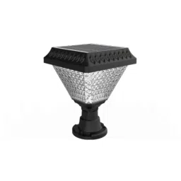 LumoGen 10W ABS Multicolour LED Solar Gate Light with Remote-30